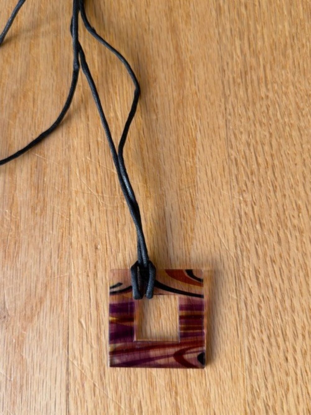 Lucite Multi-color Necklace